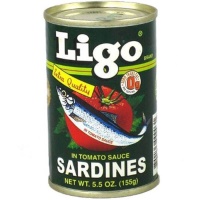 SARDINES IN TOMATO SAUCE 155G LIGO